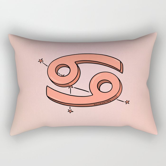 Cancer Symbol Rectangular Pillow Gallery Image 2