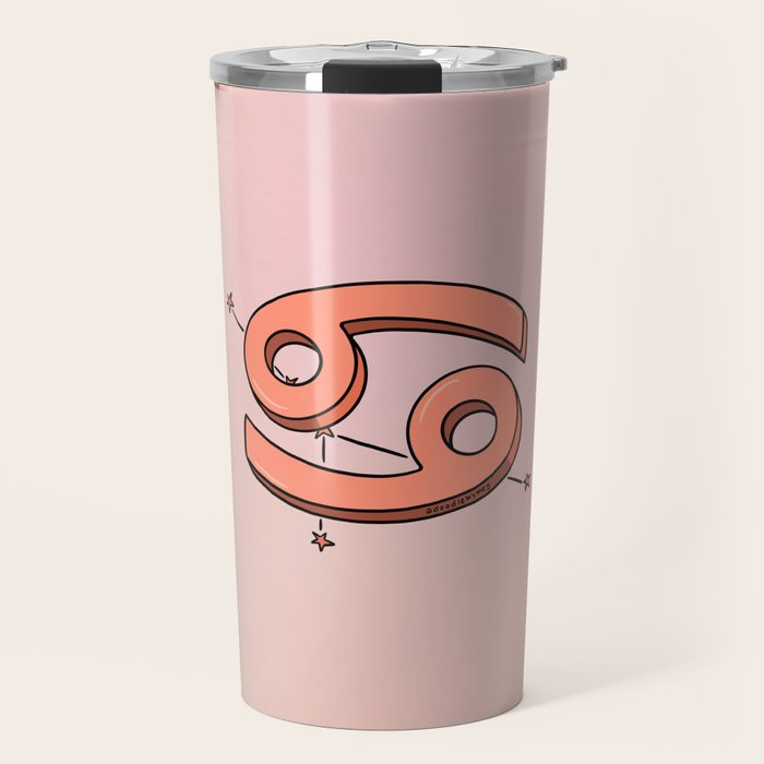 Cancer Symbol Travel Mug Gallery Image 1