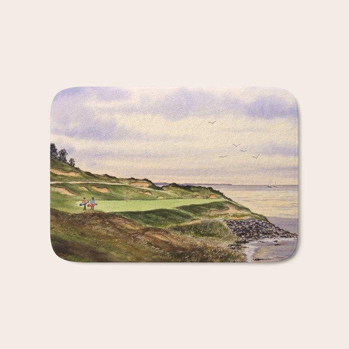 Whistling Straits Golf Course Hole 7 Bath Mat Gallery Image 1