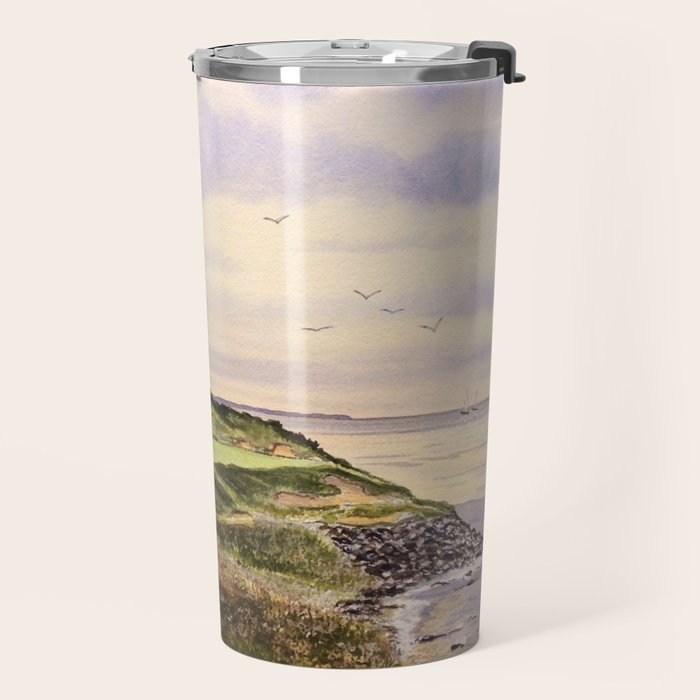 Whistling Straits Golf Course Hole 7 Travel Mug Gallery Image 2