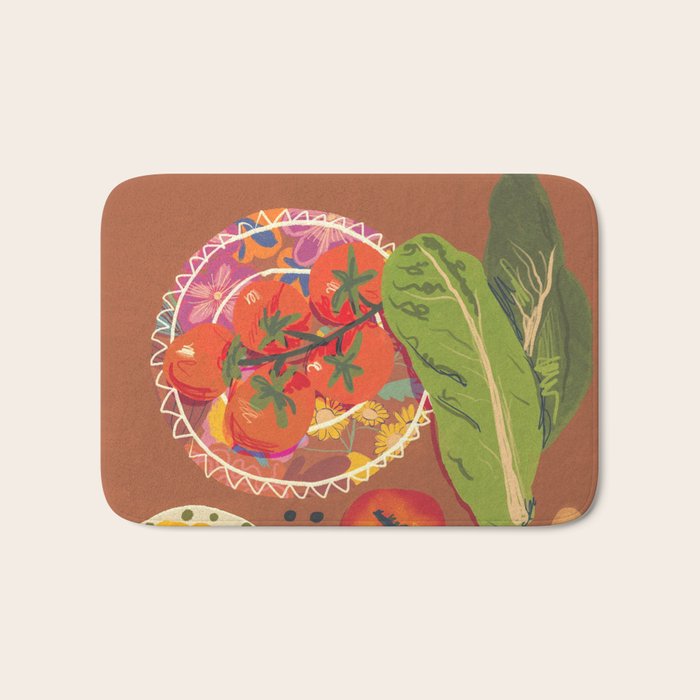 Vegetables Bath Mat Gallery Image 1