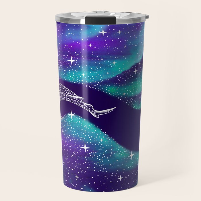 Star eater in northern lights Travel Mug Gallery Image 1