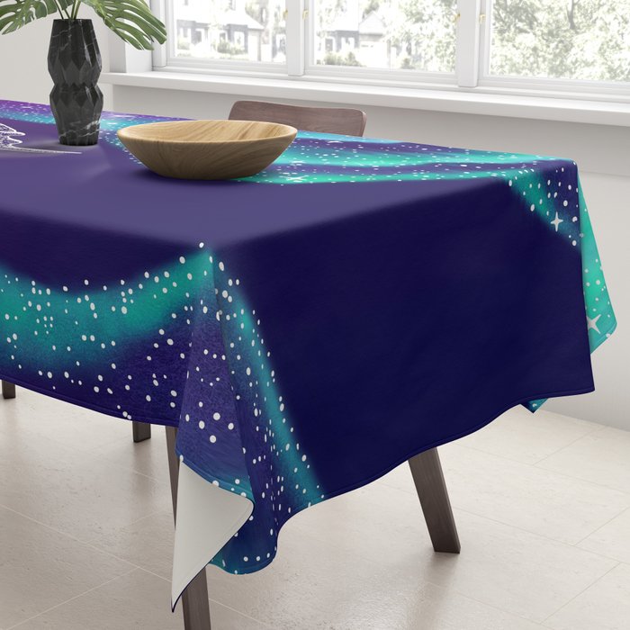 Star eater in northern lights Tablecloth Gallery Image 3