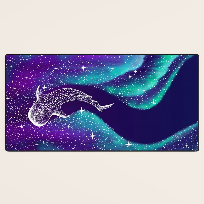 Star eater in northern lights Desk Mat Gallery Image 3