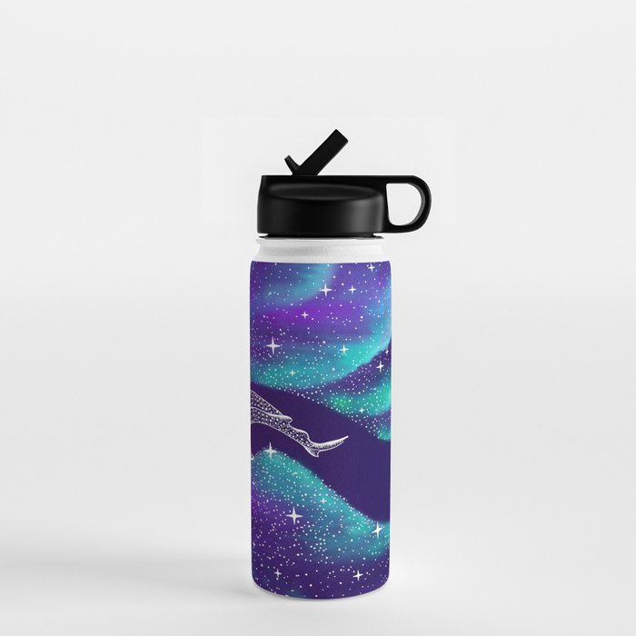 Star eater in northern lights Water Bottle Gallery Image 1