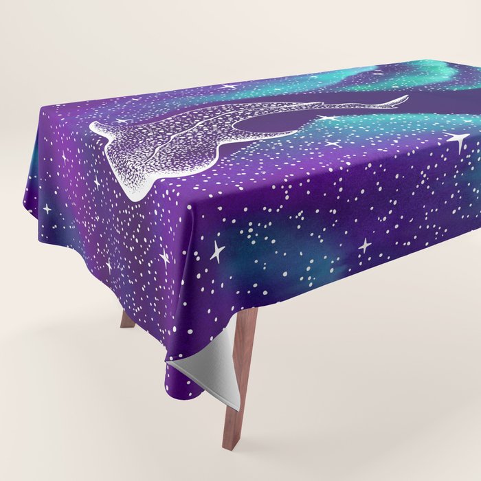 Star eater in northern lights Tablecloth Gallery Image 1