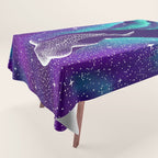 Star eater in northern lights Tablecloth Gallery Image 1
