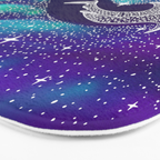 Star eater in northern lights Bath Mat Gallery Image 3