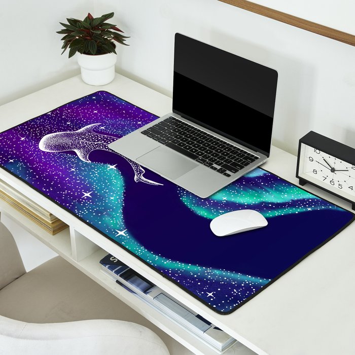 Star eater in northern lights Desk Mat Gallery Image 2
