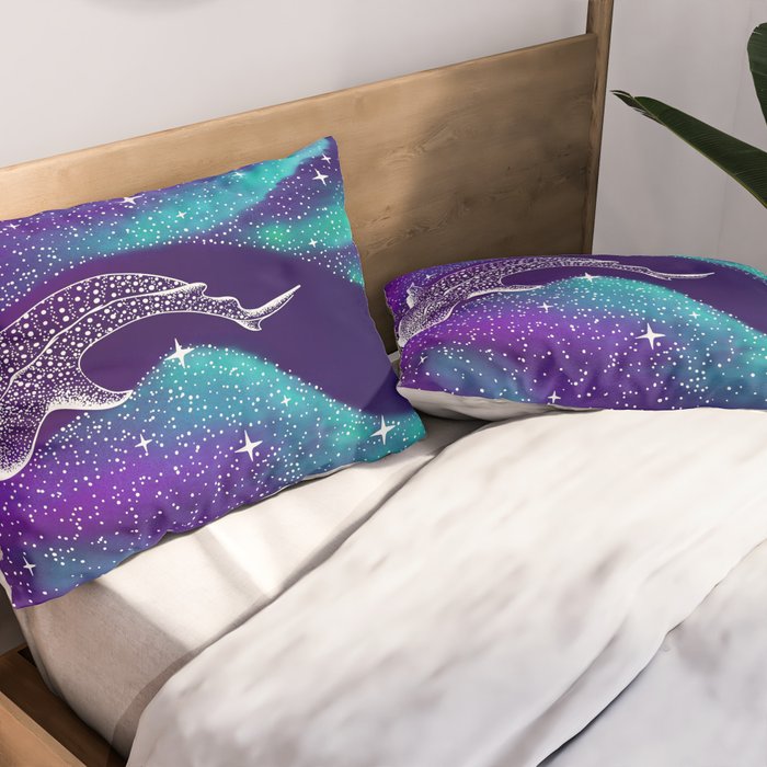 Star eater in northern lights Pillow Sham Gallery Image 2