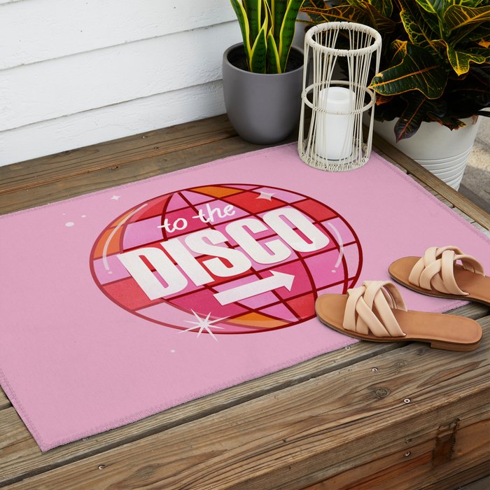 To The Disco Outdoor Rug Gallery Image 2