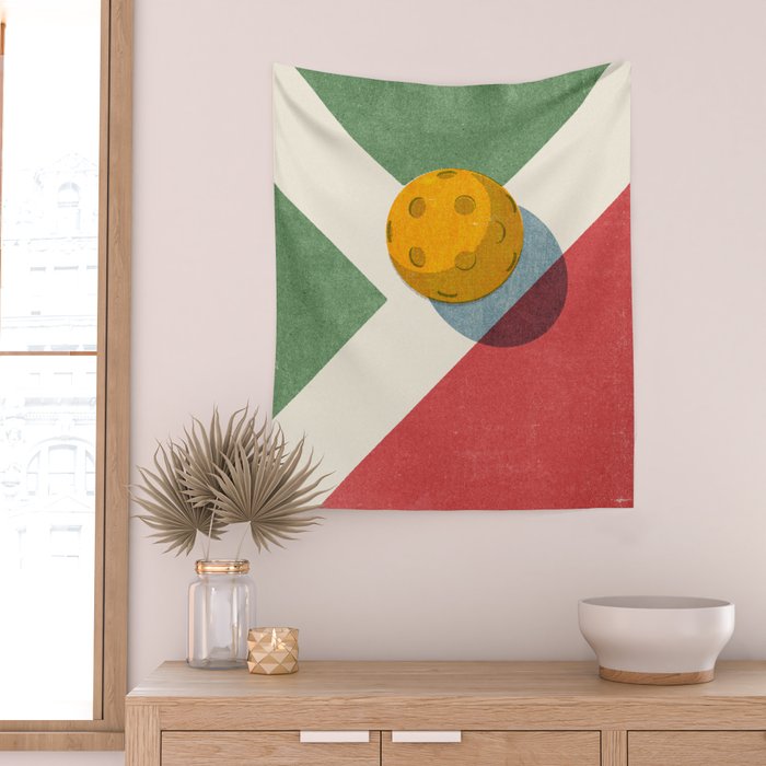BALLS / Pickleball Wall Tapestry Gallery Image 2