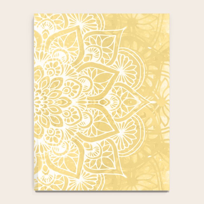 Mandala, Floral, Sun, Wall Art Boho Notebook Gallery Image 4