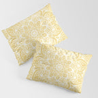 Mandala, Floral, Sun, Wall Art Boho Pillow Sham Gallery Image 3