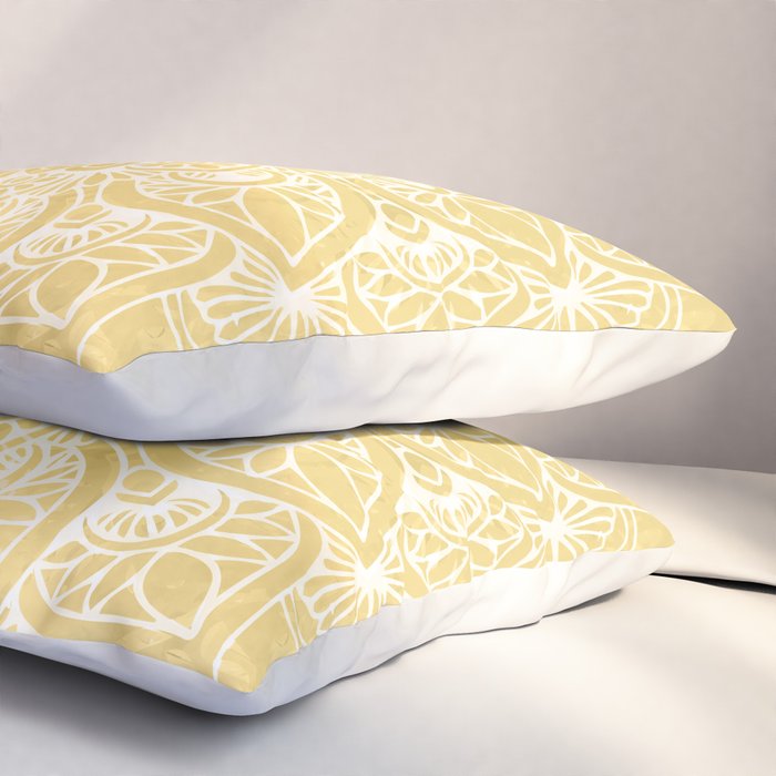 Mandala, Floral, Sun, Wall Art Boho Pillow Sham Gallery Image 3