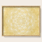 Mandala, Floral, Sun, Wall Art Boho Serving Tray Gallery Image 1