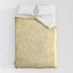 Mandala, Floral, Sun, Wall Art Boho Duvet Cover Gallery Image 6