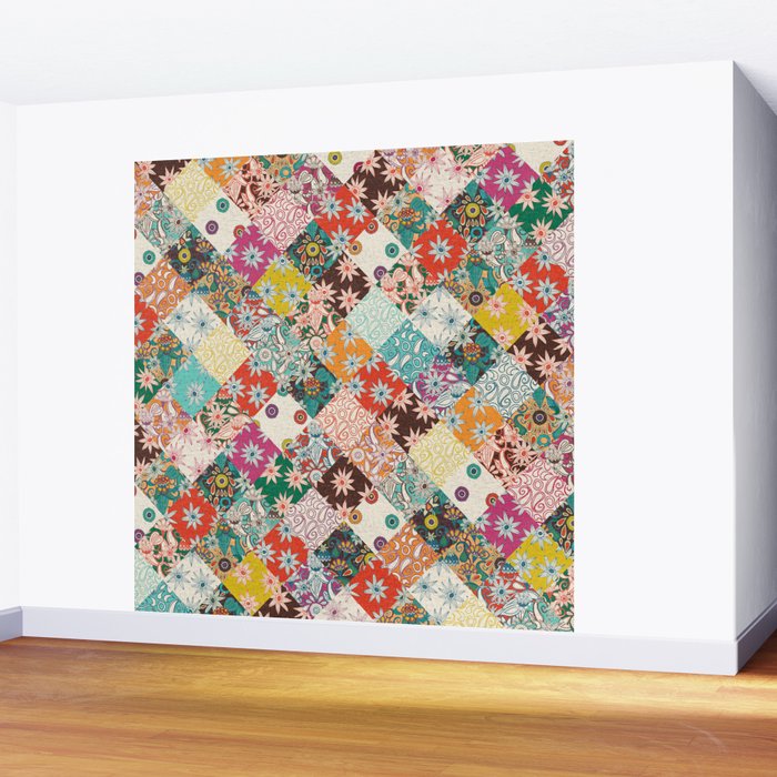 sarilmak patchwork Wall Mural Gallery Image 2