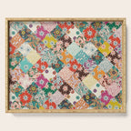 sarilmak patchwork Serving Tray Gallery Image 1