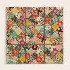 sarilmak patchwork Wood Wall Art Gallery Image 1