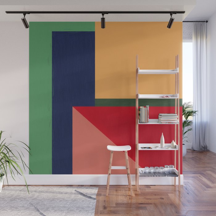 Minimal Geometric Abstraction 97 Wall Mural Gallery Image 1
