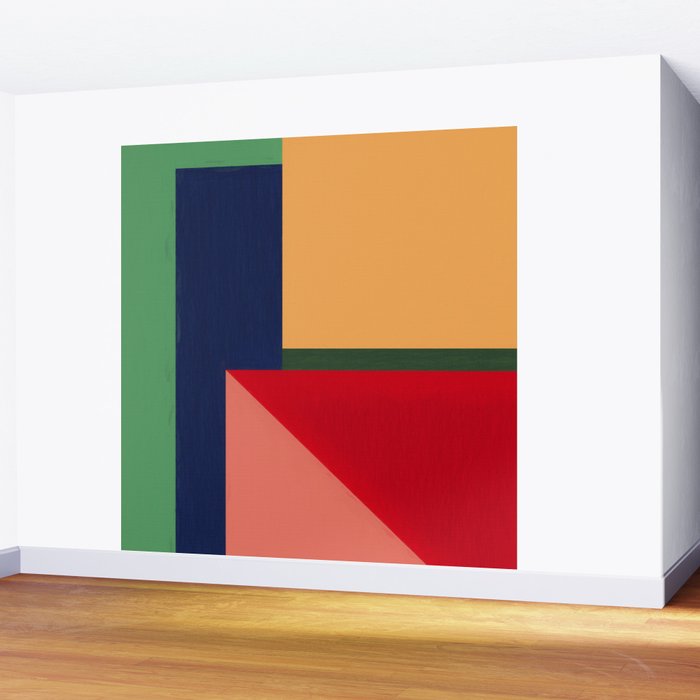 Minimal Geometric Abstraction 97 Wall Mural Gallery Image 2