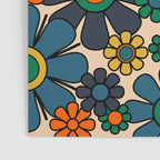 Groovy 60s 70s Vintage Floral Retro Garden Flower Cuff Poster Gallery Image 3