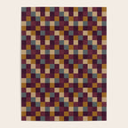 Bold Autumn Checks Pattern - Small XIII Poster Gallery Image 4