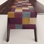 Bold Autumn Checks Pattern - Small XIII Table Runner Gallery Image 1