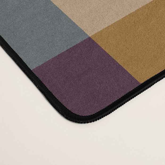 Bold Autumn Checks Pattern - Small XIII Desk Mat Gallery Image 4