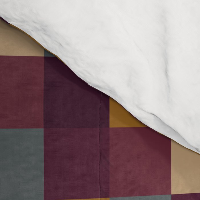 Bold Autumn Checks Pattern - Small XIII Comforter Gallery Image 4