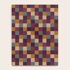 Bold Autumn Checks Pattern - Small XIII Notebook Gallery Image 4