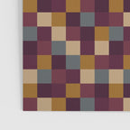 Bold Autumn Checks Pattern - Small XIII Poster Gallery Image 3