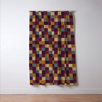Bold Autumn Checks Pattern - Small XIII Window Curtain Gallery Image 3