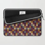 Bold Autumn Checks Pattern - Small XIII Laptop Sleeve Gallery Image 2