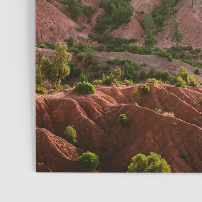 Red Atlas mountains of Ourika Morocco | Marrakech travel photography | Golden hour Poster Gallery Image 3