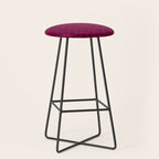 Abstract Minimalism in Raspberry Stool Gallery Image 1