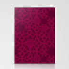Abstract Minimalism in Raspberry Stationery Card Gallery Image 2