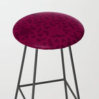 Abstract Minimalism in Raspberry Stool Gallery Image 2