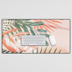 Tropical Leaves 4 Desk Mat Gallery Image 1