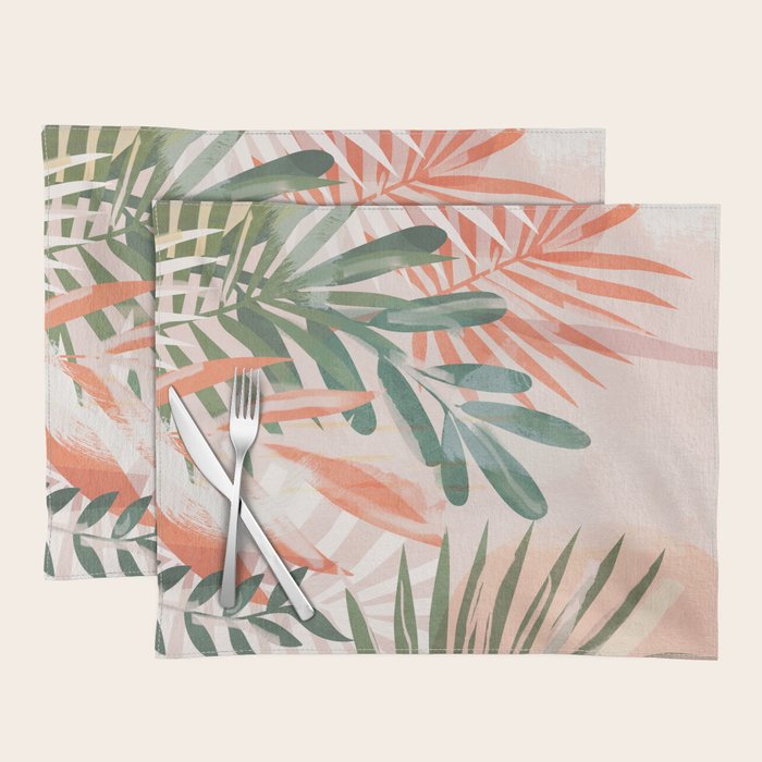 Tropical Leaves 4 Placemat Gallery Image 1