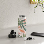 Tropical Leaves 4 Water Bottle Gallery Image 4