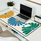 Retro Summer Daisies X Desk Mat Gallery Image 2