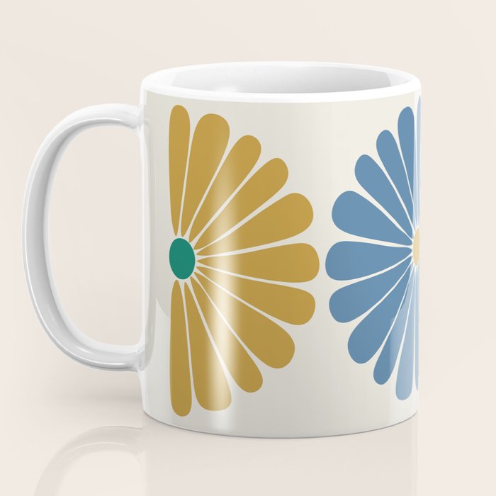 Retro Summer Daisies X Coffee Mug Gallery Image 3