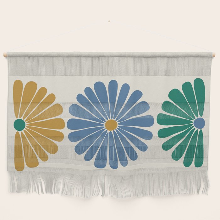 Retro Summer Daisies X Wall Hanging Gallery Image 1