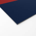 Navy Three Red Bars Welcome Mat Gallery Image 2