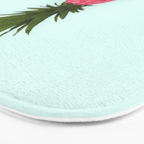 PINEAPPLE ROSES Bath Mat Gallery Image 3