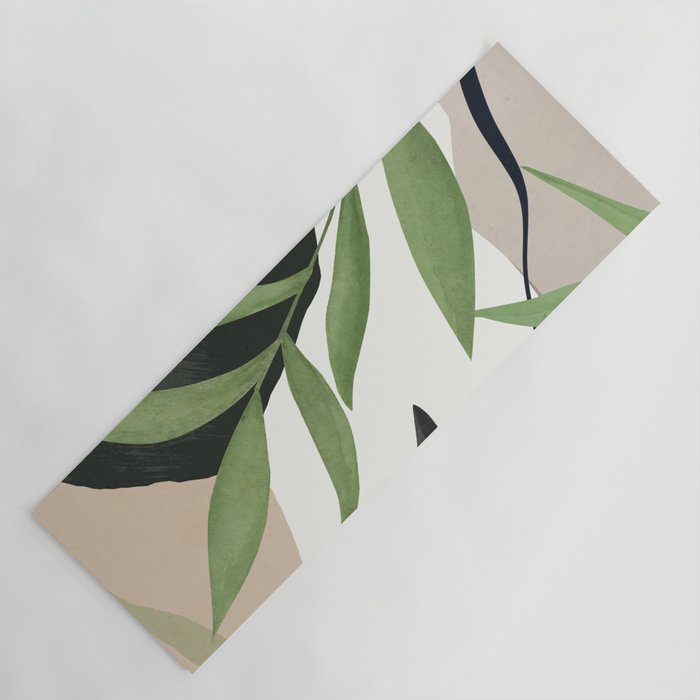Abstract Art Tropical Leaves 39 Yoga Mat Gallery Image 1