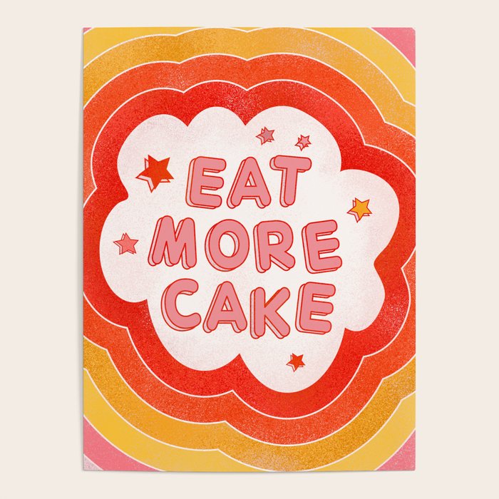EAT MORE CAKE Poster Gallery Image 4