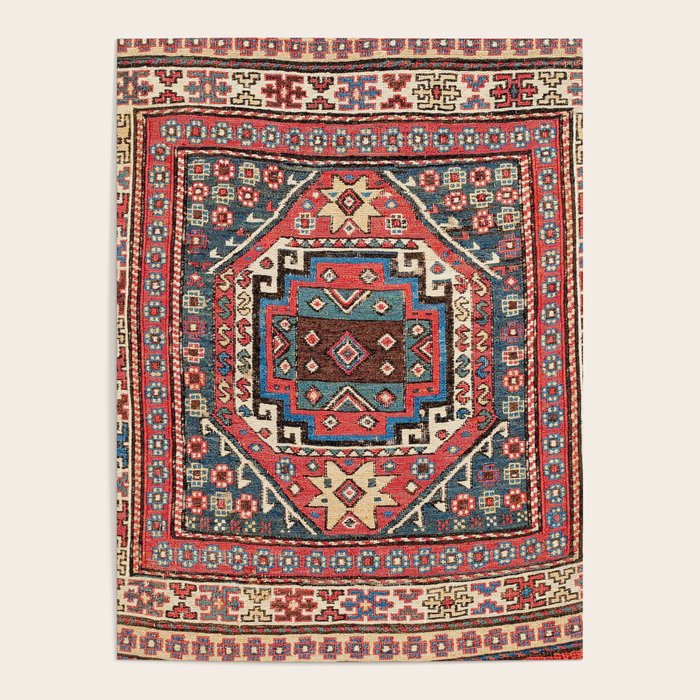 Shahsavan Sumakh Azerbaijan Northwest Persian Bag Print Poster Gallery Image 1
